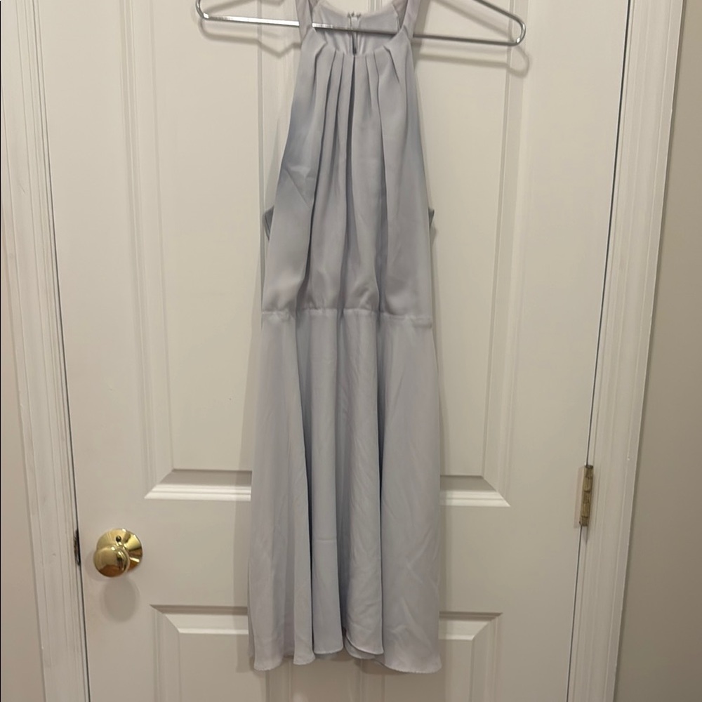 Women’s Light Gray Halter Dress